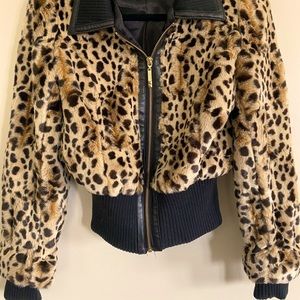 Guess Leopard Print Jacket